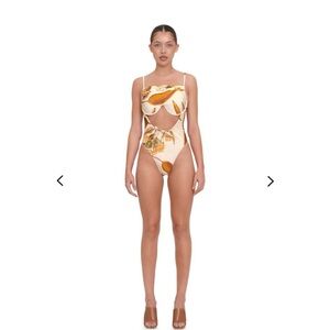 Andrea Iyamah cut out swimsuit